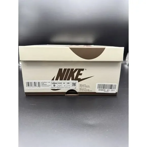 Air Jordan 1 Low OG SP Olive Green US9 - Picture 10 of 13